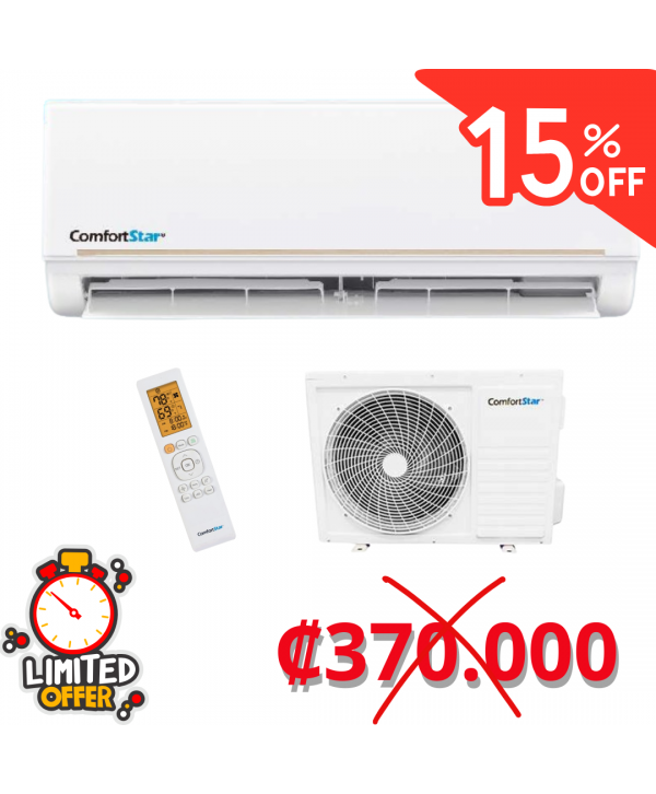 MINI SPLIT MARCA COMFORTSTAR, INVERTER DE 18.000BTU CON WIFI SEER 21