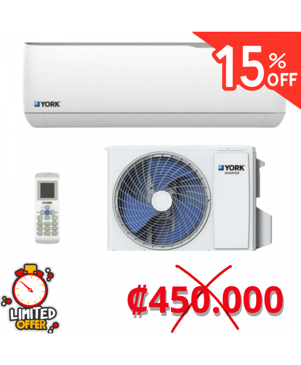 A/C DE 24.000BTU MARCA YORK SEER 20 INVERTER-ECA-AHRI