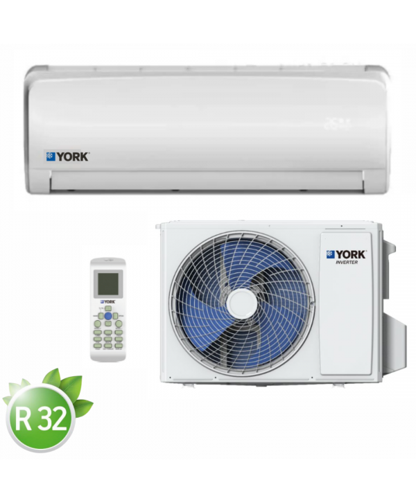 AIRE ACONDICIONADO FRIO /CALOR DE 36.000BTU MARCA YORK SEER 17 INVERTER REFRIGERANTE R32