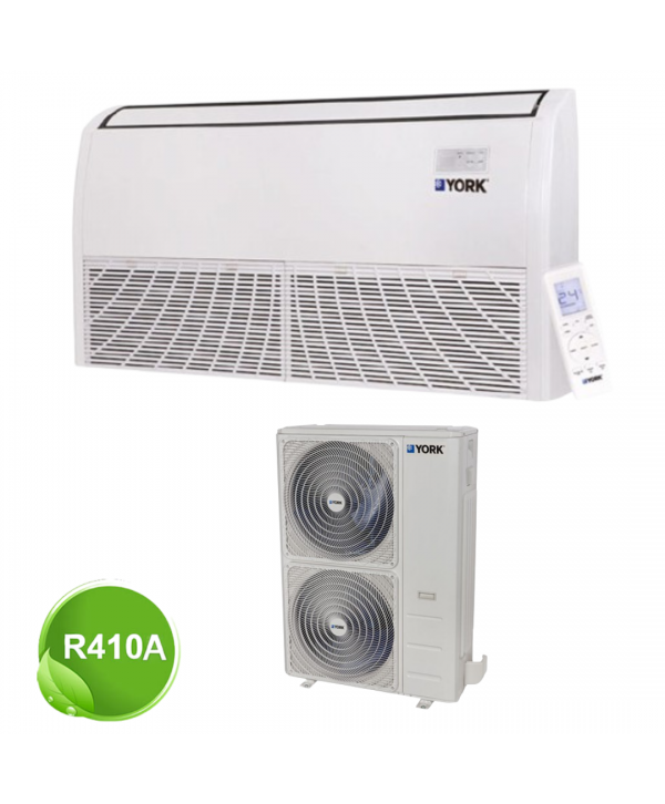 YORK PISO CIELO  (EVAPORADOR Y CONDENSADOR 36.000BTU TECNOLOGIA INVERTER SEER 14) 