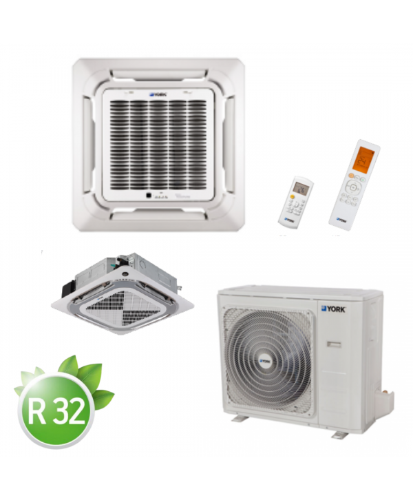 YORK CASSETTE SEER 16  (EVAPORADOR Y CONDENSADOR 36.000BTU INVERTER) 