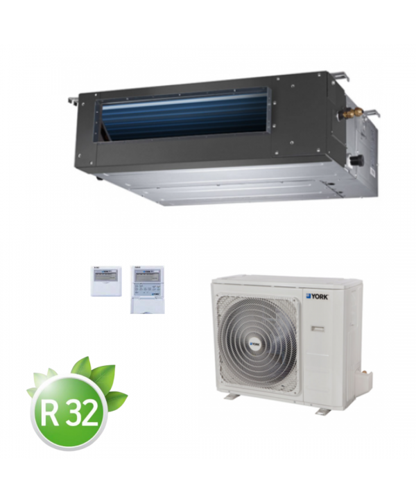 YORK FANCOIL  (EVAPORADOR Y CONDENSADOR 55.000BTU TECNOLOGIA INVERTER SEER 14.5)